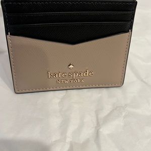 Safiano leather  card holder. Holds up to 6 cards